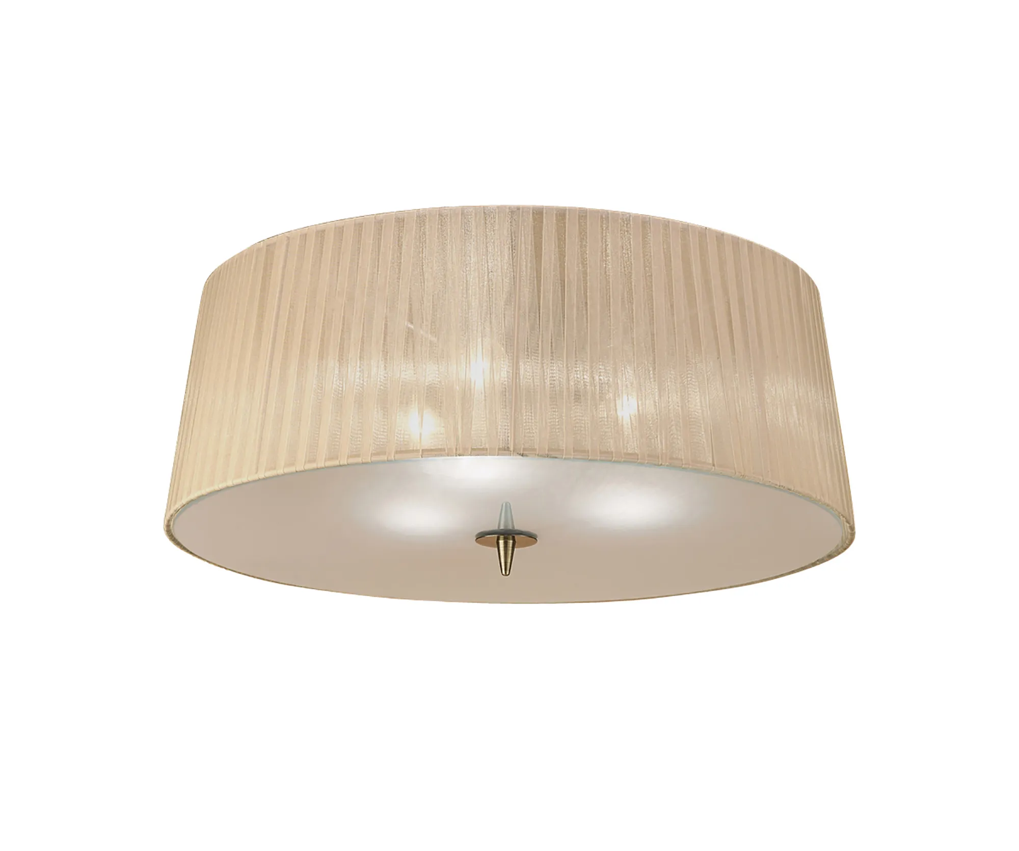 Loewe Antique Brass-Soft Bronze Ceiling Lights Mantra Flush Fittings Loewe Antique Brass-Soft Bronze Ceiling Lights Mantra Flush Fittings